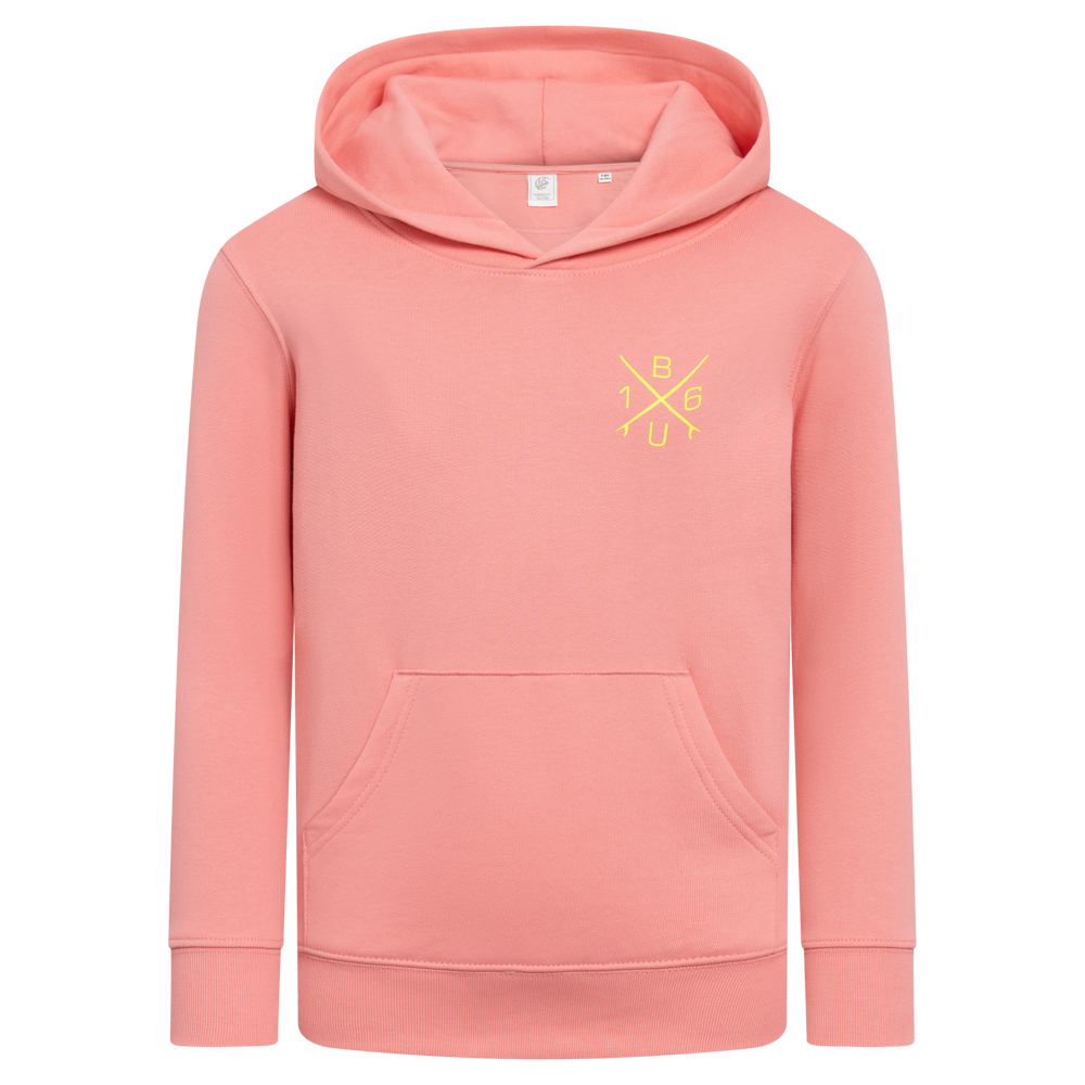 BU16 Hoodie Kreuz Logo gelb Kids