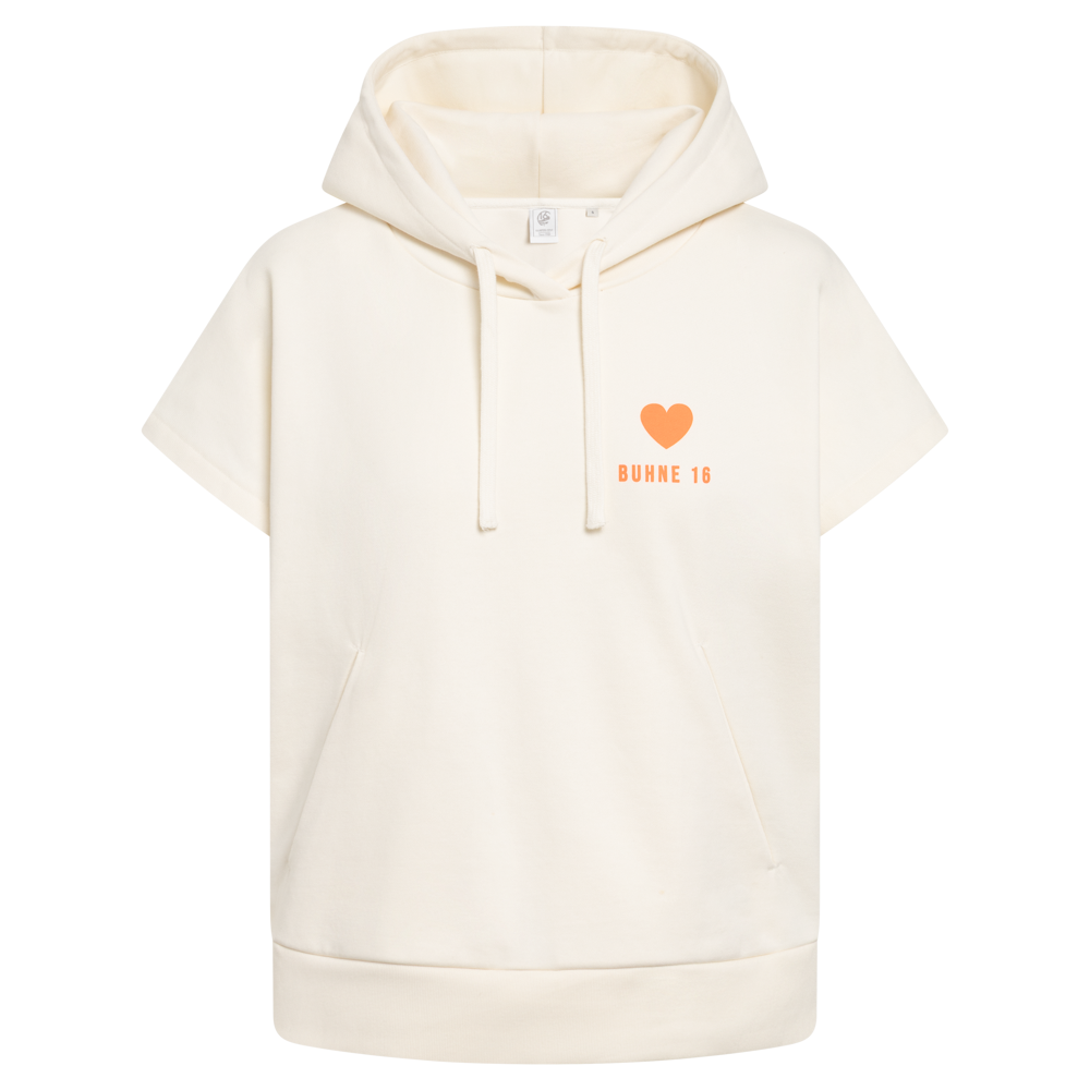 BU16 Hoodie kurzarm Damen