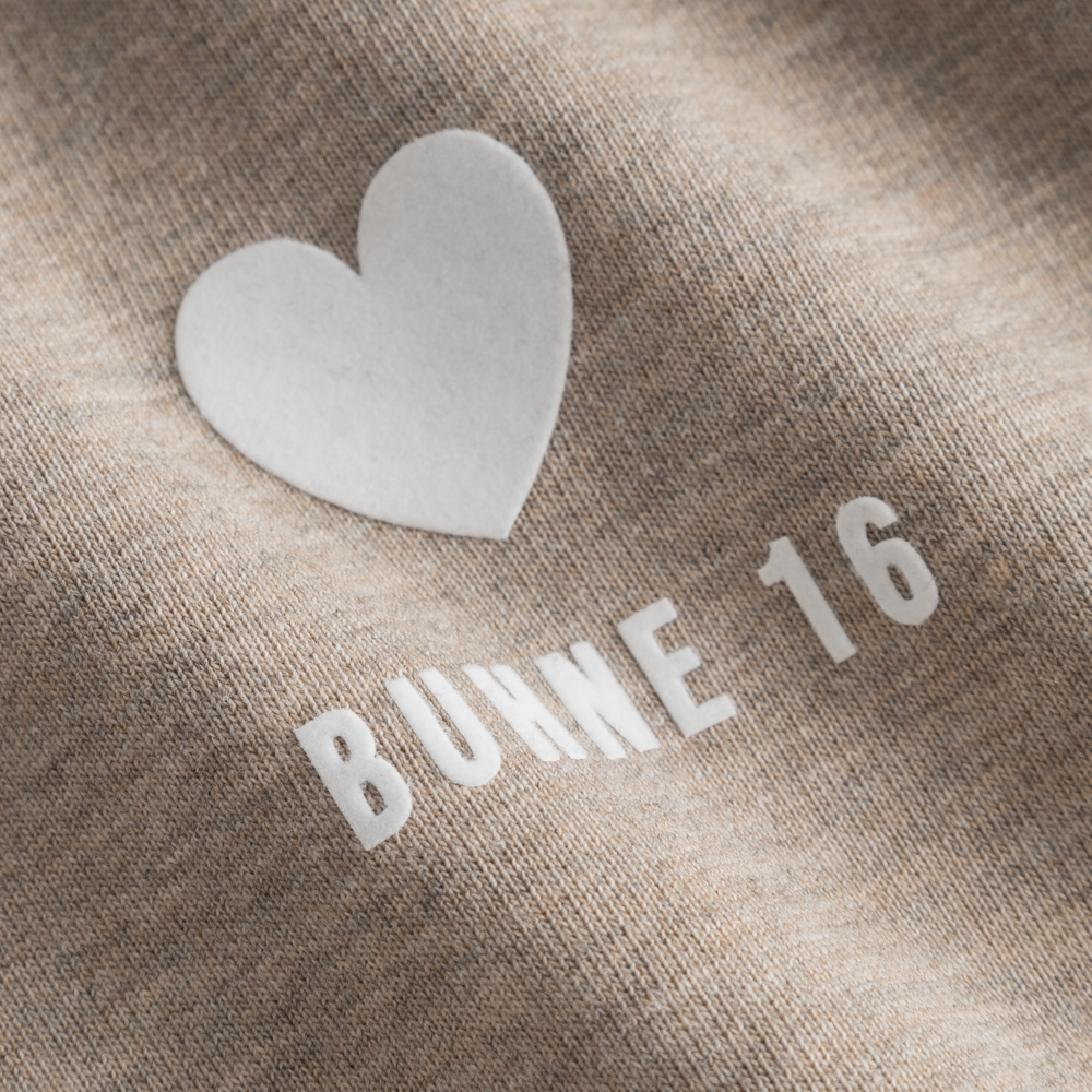 BU16 Hoodie 'Herz' weiß Damen