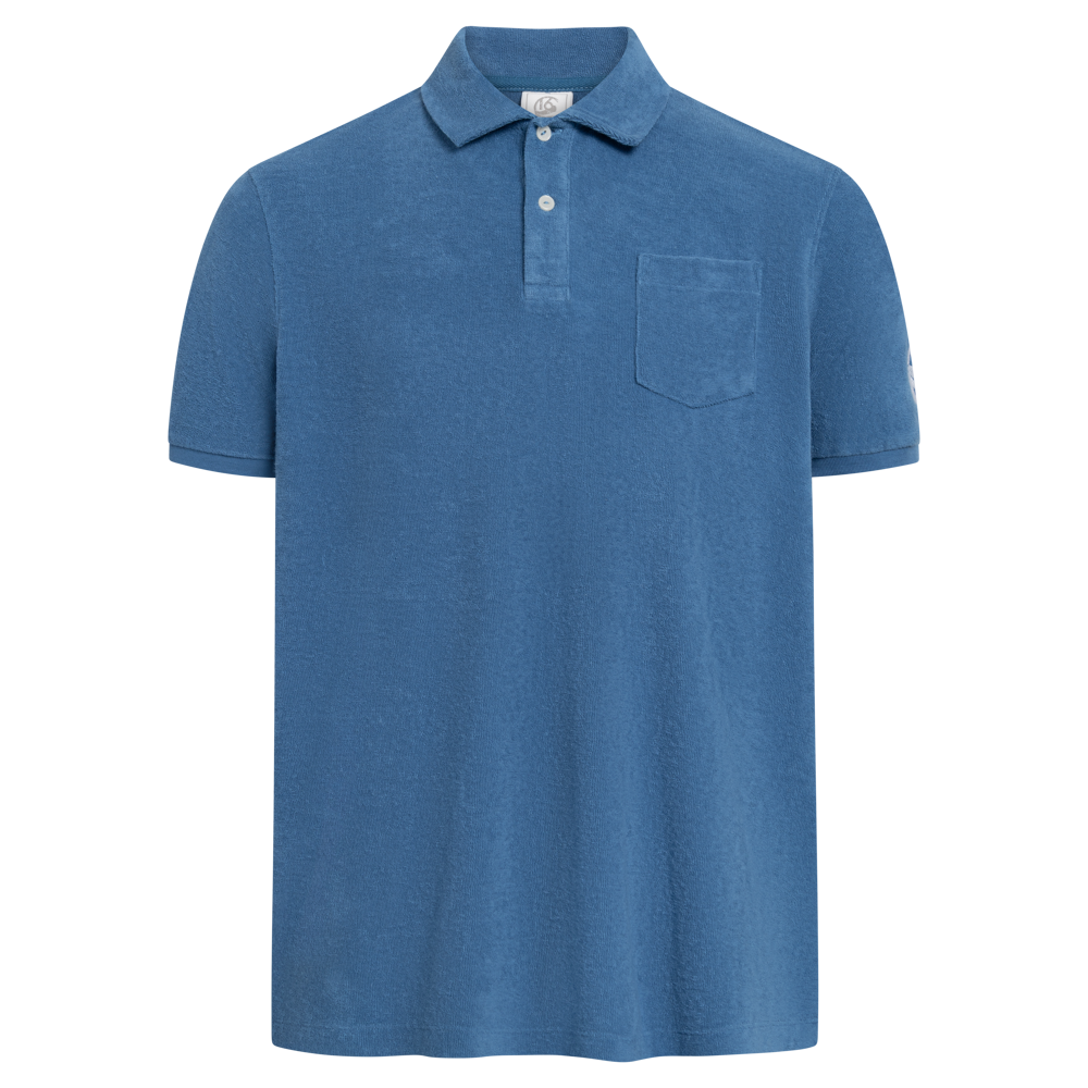 BU16 Frottee Poloshirt Herren