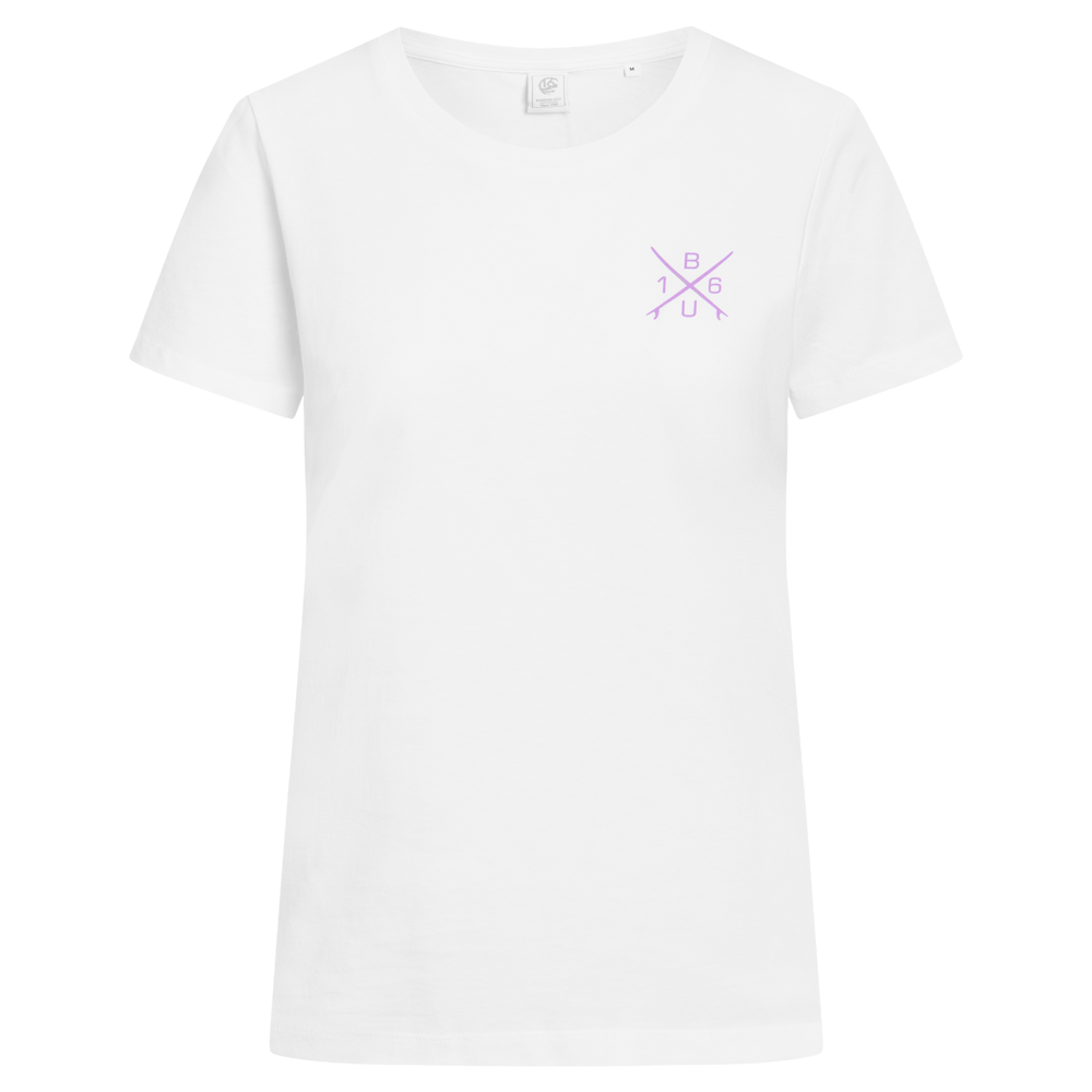 BU16 T-Shirt 'BU16 Stay Salty' lila Damen