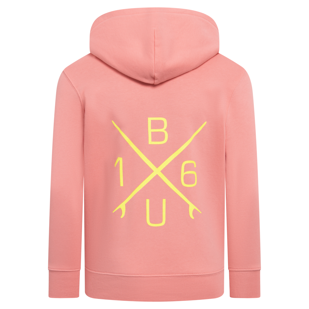 BU16 Hoodie Kreuz Logo gelb Kids