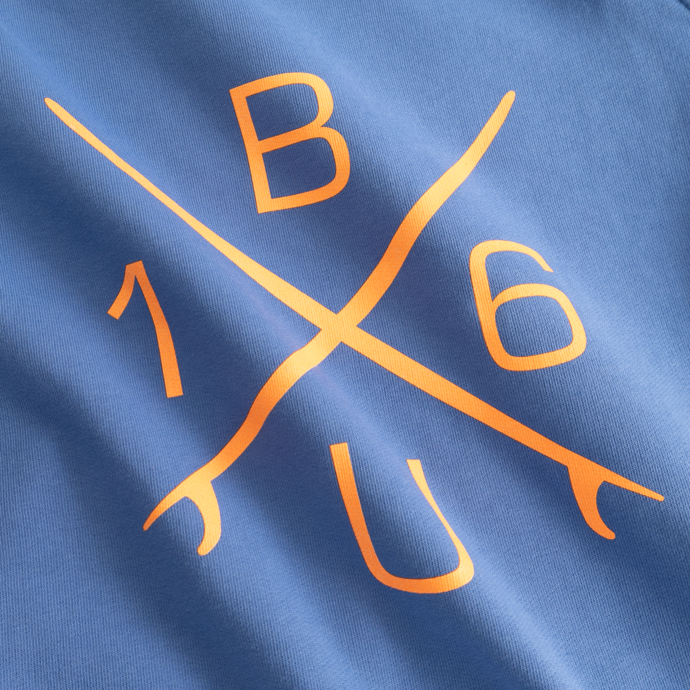 BU16 Hoodie Kreuz Logo orange Kids
